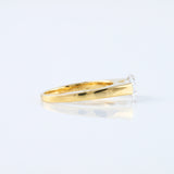 East to West IGI Certified Oval Cut Lab Grown Diamond Solitaire Engagement Ring