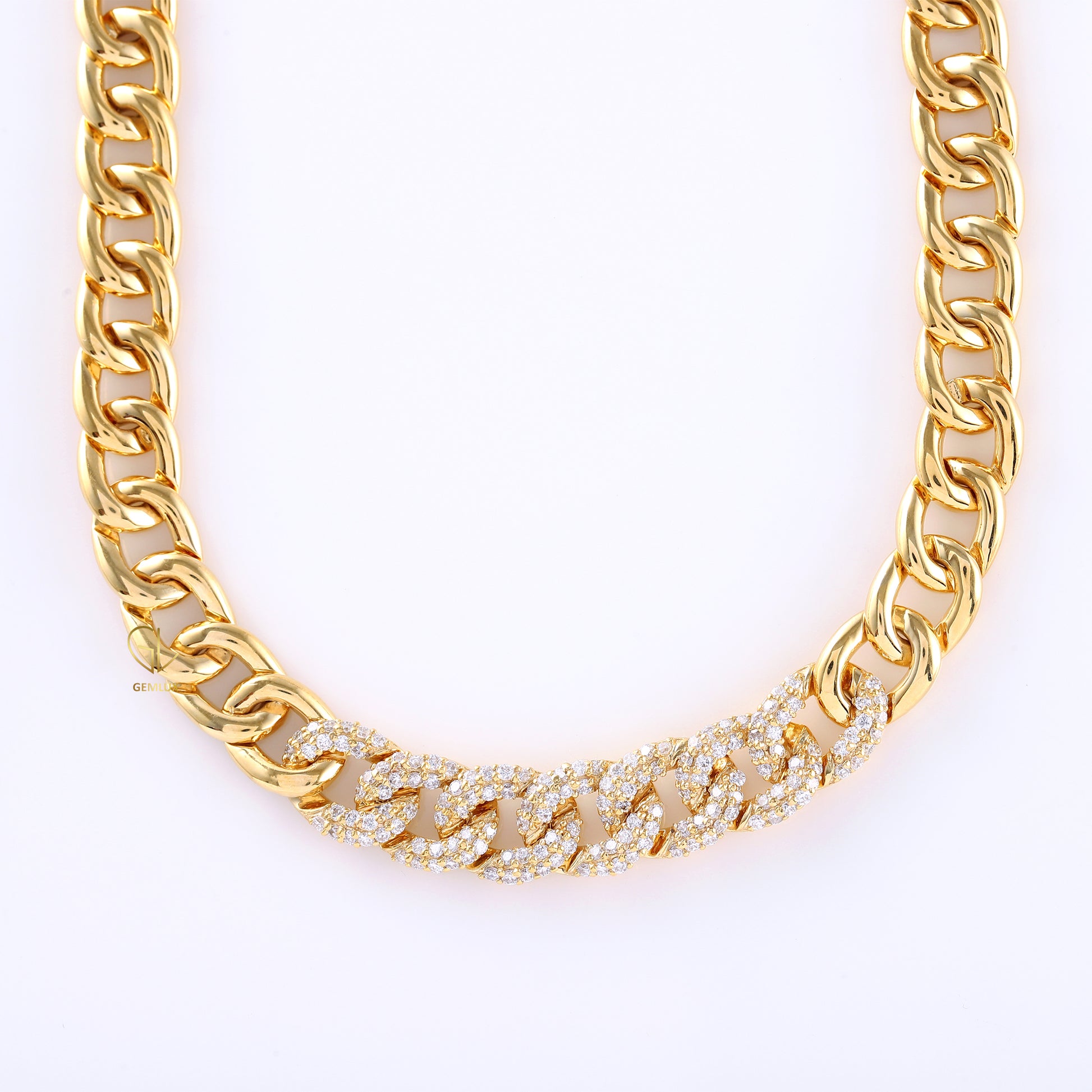 Lab Grown Cuban Link Hip Hop Chain