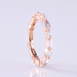 Alternative Stone Lab Grown Stackable Band