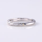 Lab Grown Vintage Art Deco Milgrain Wedding Band