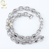 Iced Out VVS Moissanite Diamond Coffee Bean Chain 