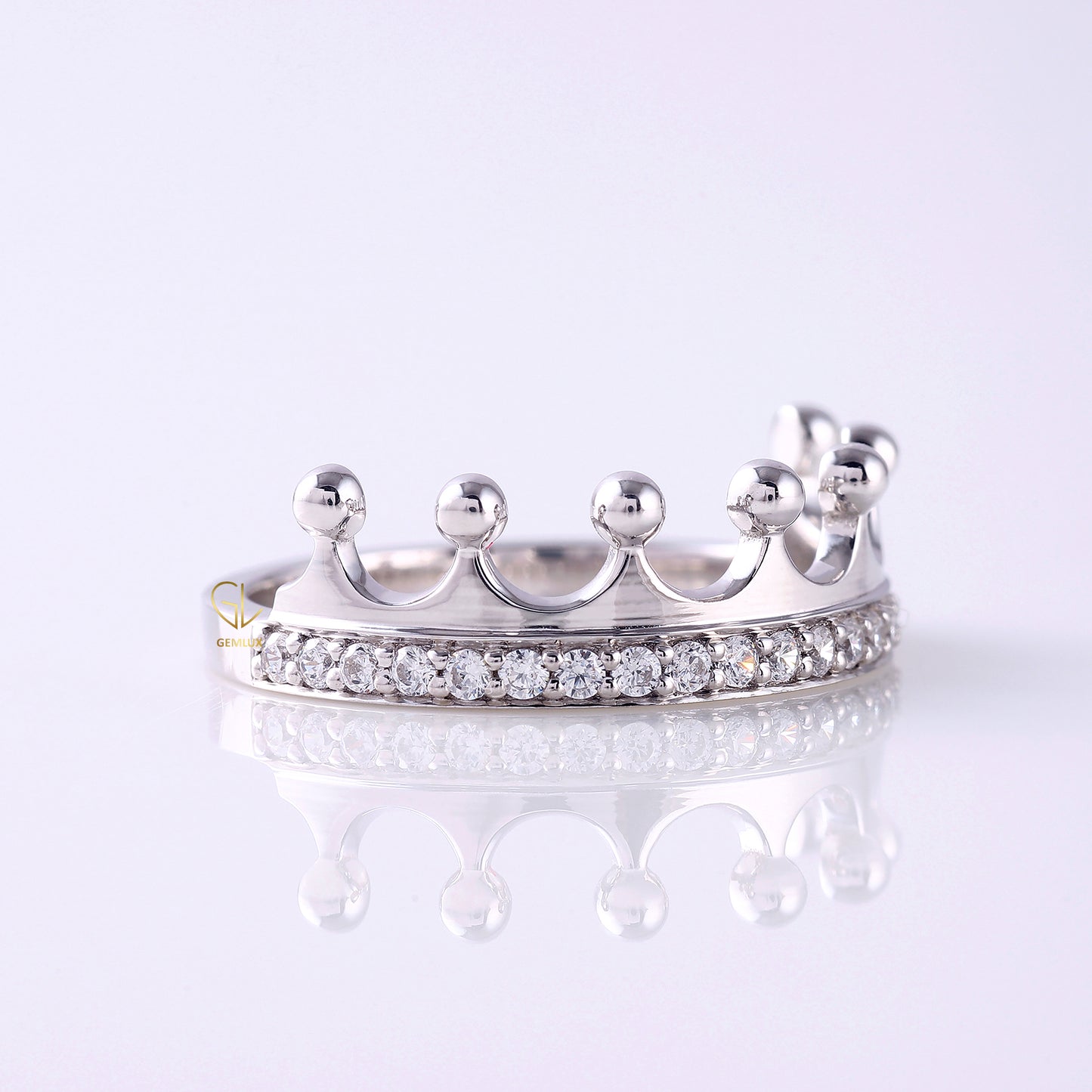 Lab Grown King Tiara Ring For Men