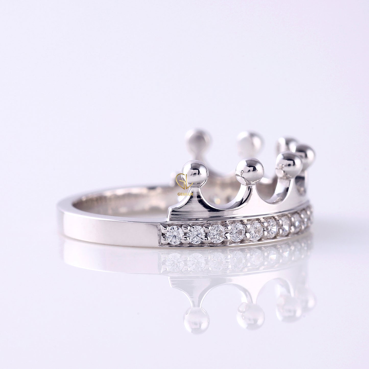 Lab Grown King Tiara Ring For Men