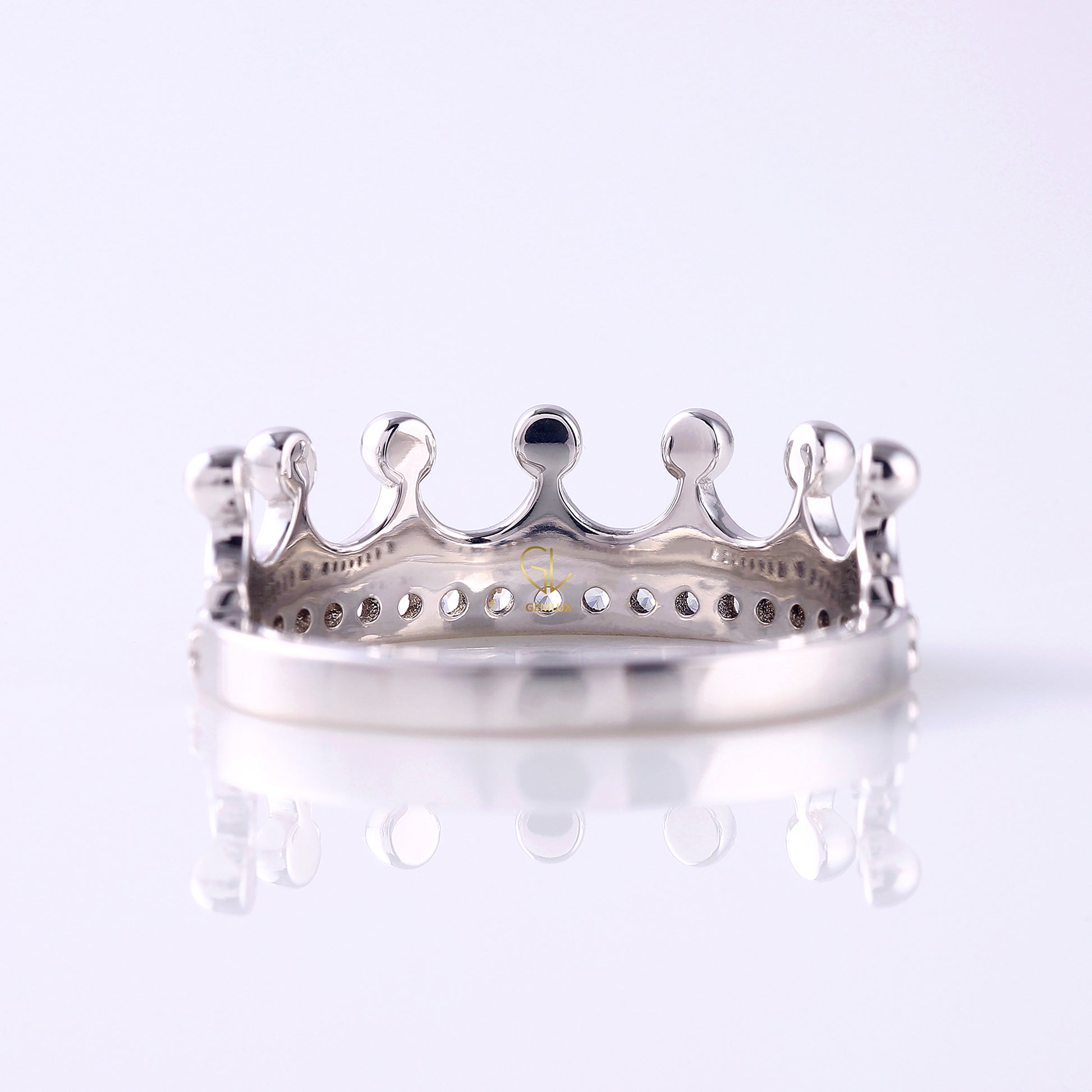 Lab Grown King Tiara Ring For Men