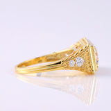 Antique Two Stone Lab Grown Vintage Ring