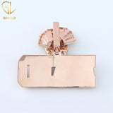 Iced Out Baguette Cut Moissanite Letter With Money Hiphop Pendant