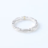 Vintage Style Art Deco Moissanite Diamond Wedding Band