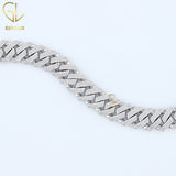 Iced Out Moissanite Cuban Link Hip Hop Chain