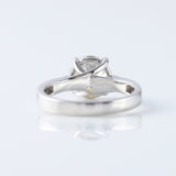 Pinch Style 2 CT Round Cut Lab Grown Solitaire Ring