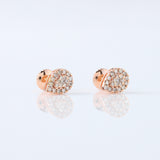 Moissanite Diamond Pear Shape Stud Earrings