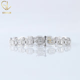 925 Silver Moissanite Diamond Vintage Bracelet