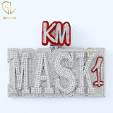 Iced Out Luxury Moissanite Diamond Letter Hiphop Pendant