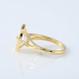 Split Shank Oval Cut Lab Grown Solitaire Ring