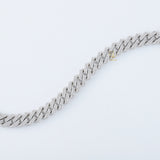 Lab Grown Diamond HipHop Iced Out Cuban Link Chain Bracelet