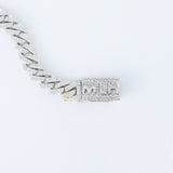 Lab Grown Diamond HipHop Iced Out Cuban Link Chain Bracelet