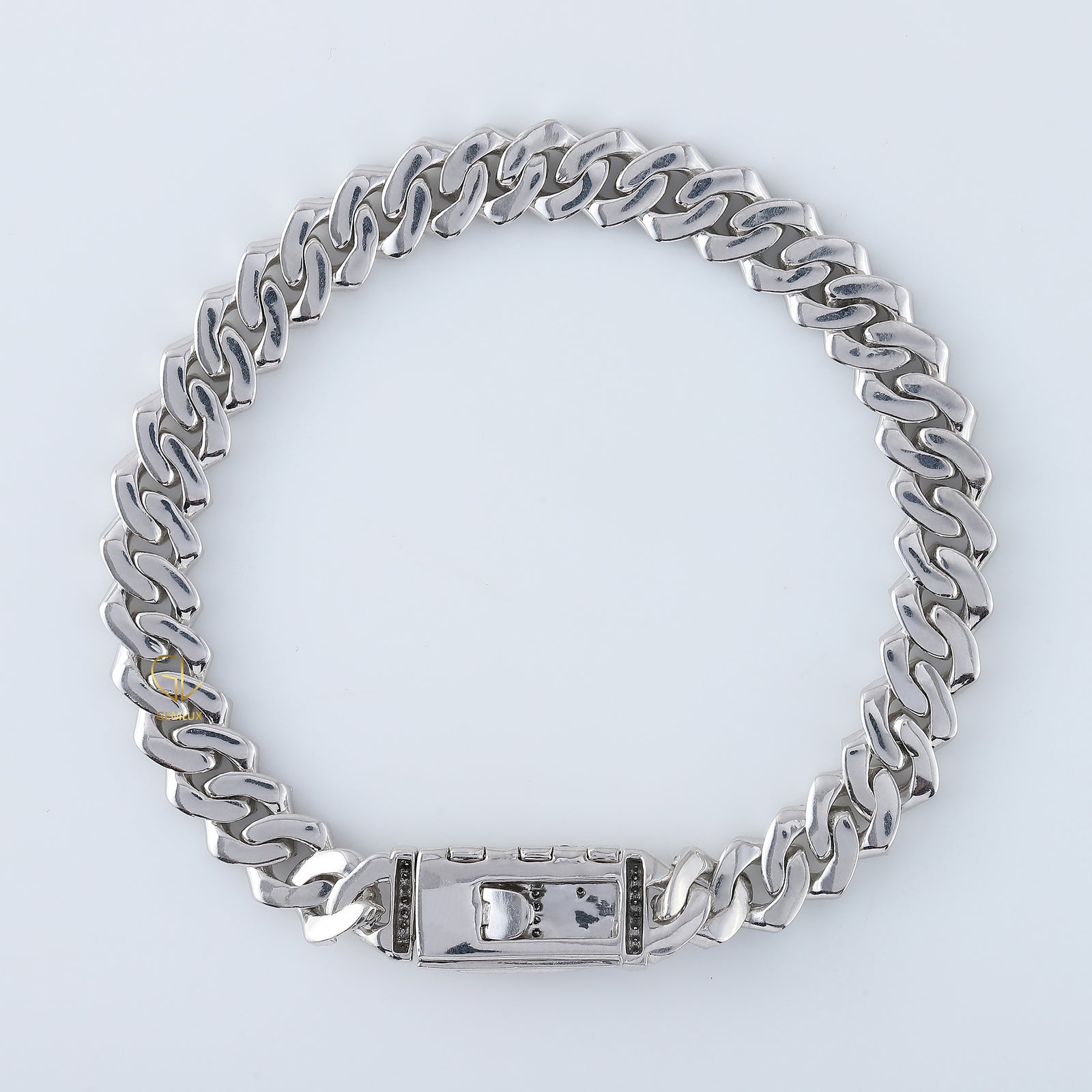 Iced Out Moissanite Cuban Link Chain HipHop Bracelet