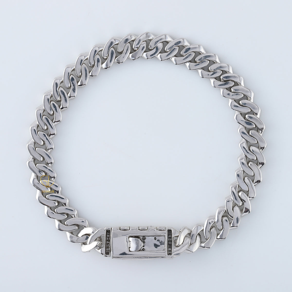 Lab Grown Diamond HipHop Iced Out Cuban Link Chain Bracelet