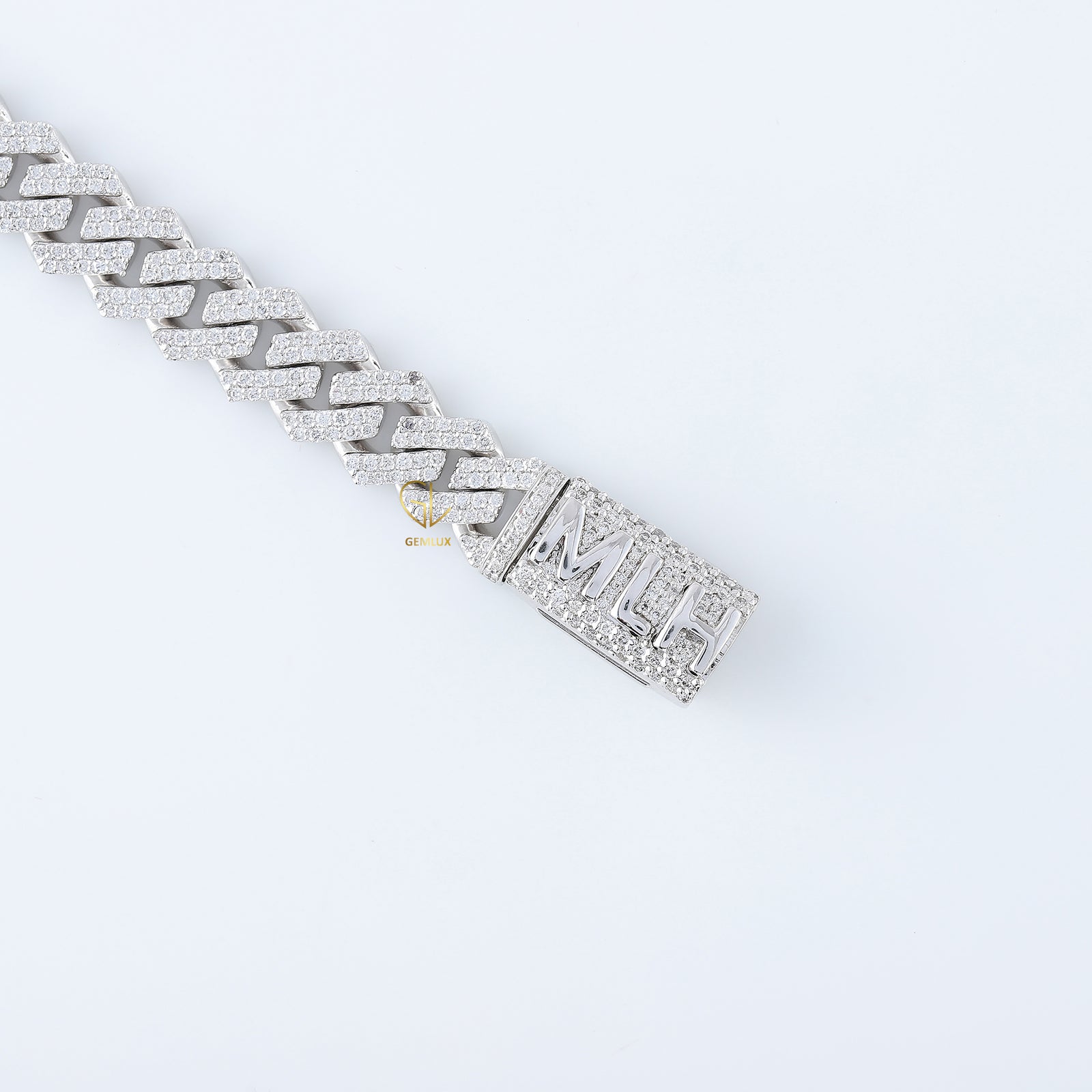 Bling Bling Moissanite Diamond Hip Hop Style Cuban Chain