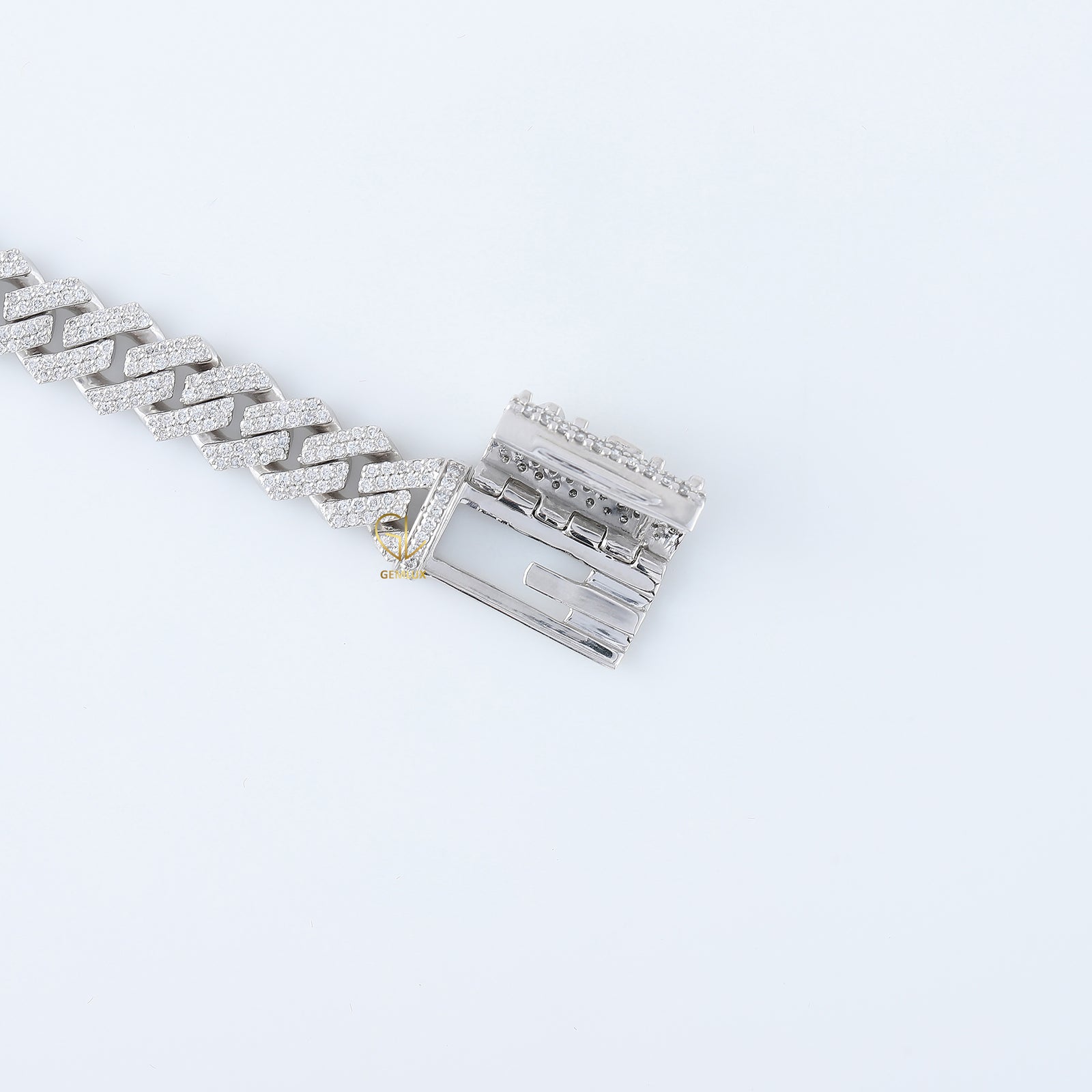 Bling Bling Moissanite Diamond Hip Hop Style Cuban Chain
