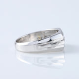 Five Stone Lab Grown Diamond Channel Set Men's Wedding Band
