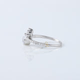 Three Stone Lab Grown Diamond Mickey Mouse Ring