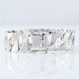 Bling Bling Moissanite Cuban Hip Hop Bracelet