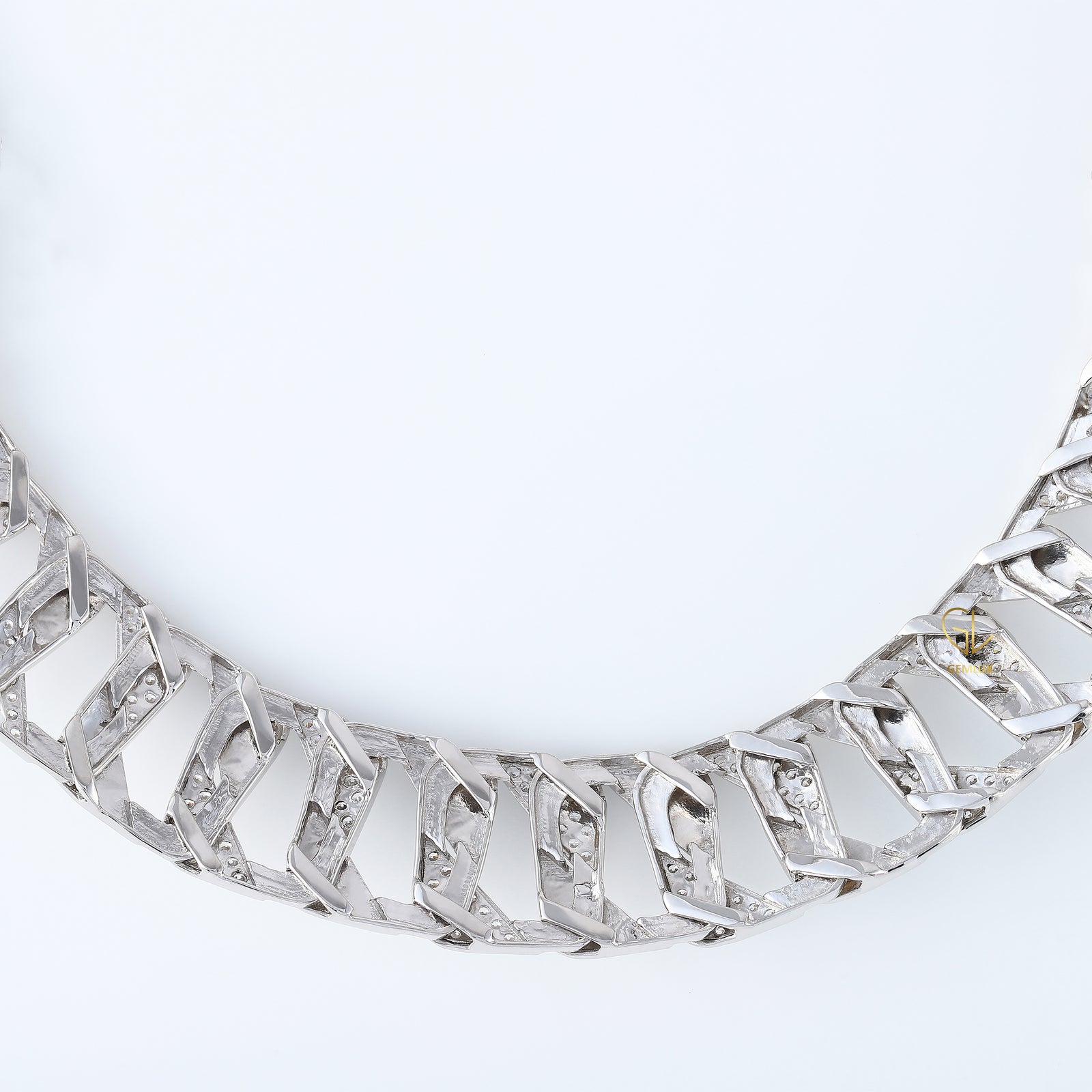 Bling Bling Lab Grown Diamond Cuban Hip Hop Bracelet For Men
