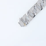 Bling Bling Lab Grown Diamond Cuban Hip Hop Bracelet For Men