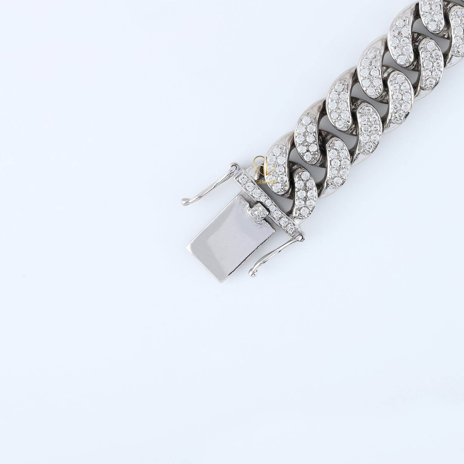 Iced Out Lab Grown Diamond Cuban Hip Hop Bracelet