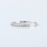 Round Cut Moissanite Delicate Eternity Wedding Band