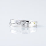 Micro Pave Set Round Moissanite Diamond Wedding Band