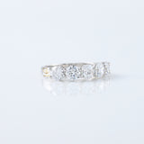 Five Stone Round Cut Lab Grown Diamond Wedding Ring