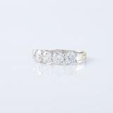 Five Stone Round Cut Lab Grown Diamond Wedding Ring