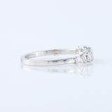 Seven Stone Fancy Cut Moissanite Stackable Wedding Band