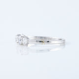 Seven Stone Fancy Cut Moissanite Stackable Wedding Band
