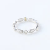 Art Deco Princess Cut Moissanite Filigree Engagement Ring