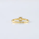 Delicate Seven Stone Moissanite Diamond Engagement Ring