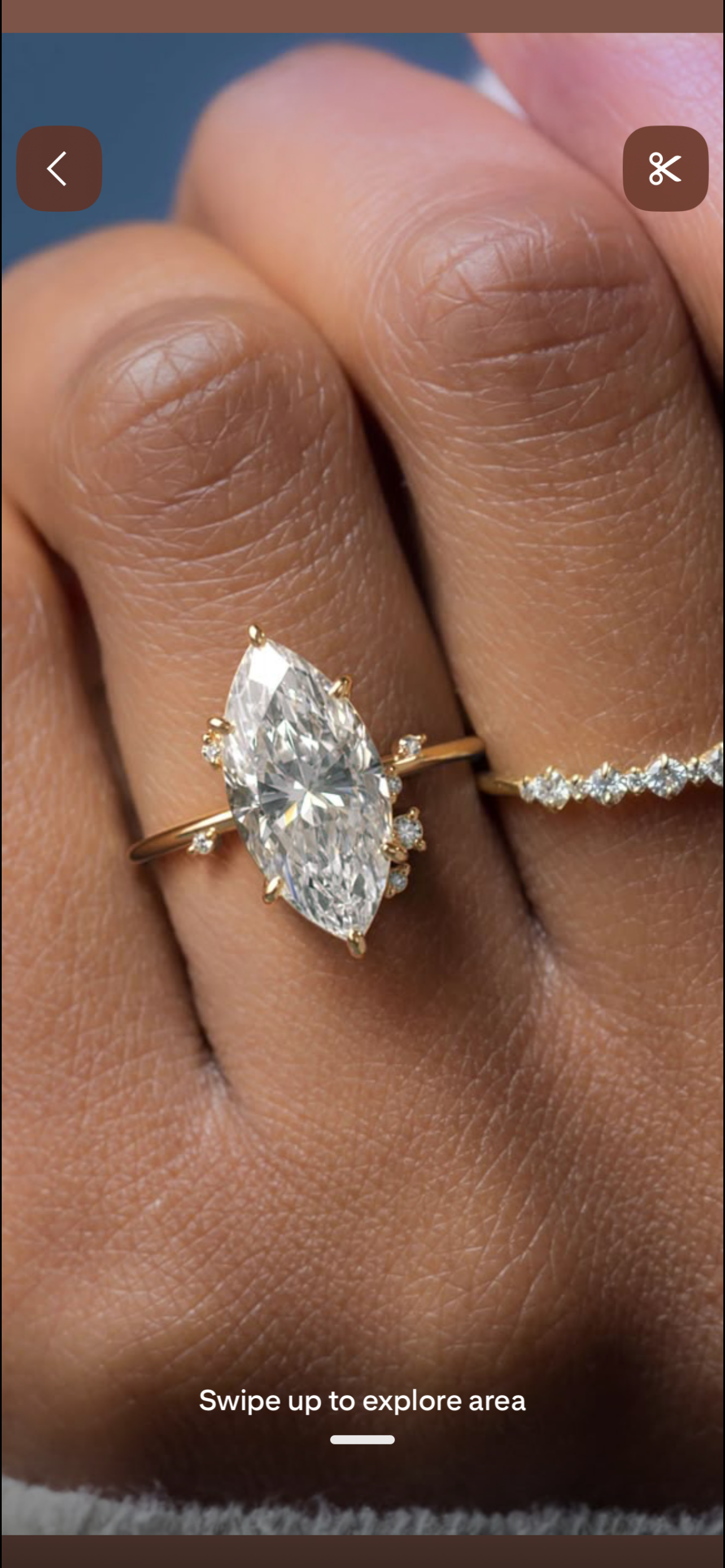 Custom Order For Blakeley, 2 Ct Marquise Lab Grown Diamond Ring in 14K Gold