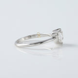 Heart Shape Moissanite Classic Solitaire Engagement Ring