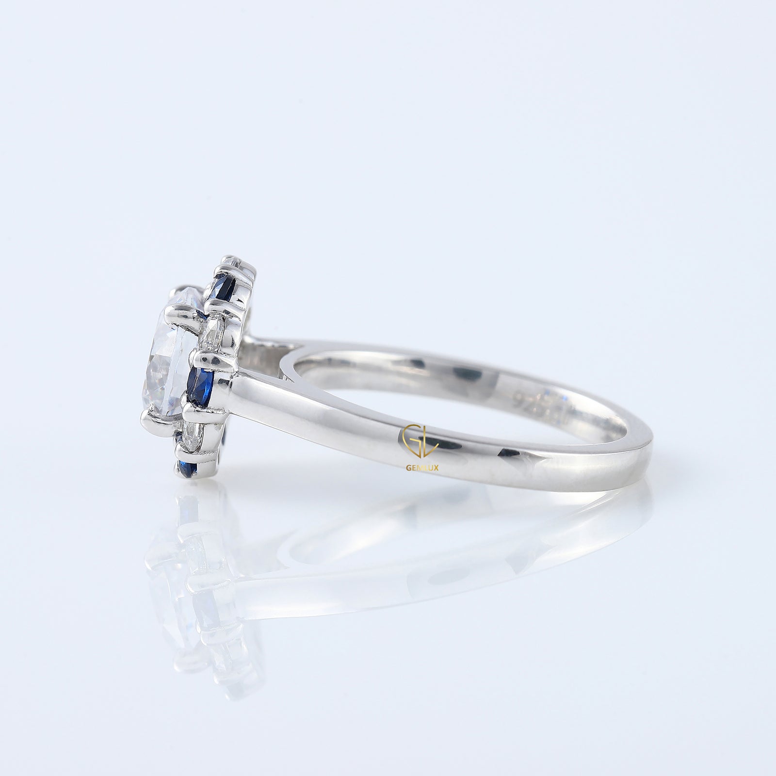 Heart & Arrows Round Cut Lab Grown Classic Brilliant Cut Bridal Ring
