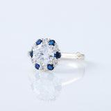 Heart & Arrows Round Cut Lab Grown Classic Brilliant Cut Bridal Ring