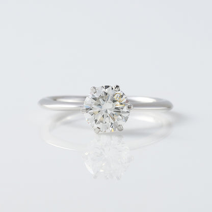 1.5 Ct Round Cut Lab Grown Diamond Solitaire Engagement Ring