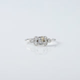 Seven Stone Emerald Cut Lab Grown Engagement Ring