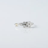 Seven Stone Emerald Cut Lab Grown Engagement Ring