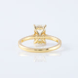 Certified Emerald Cut Lab Grown Diamond Ring