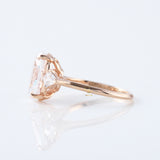 3 Carat Oval Cut Three Stone Engagement Ring