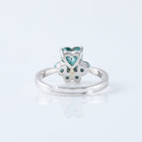 Animal Inspired Cat Dog Paw Moissanite Ring