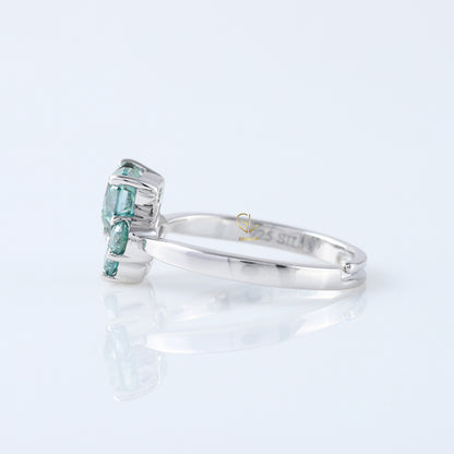 Animal Inspired Cat Dog Paw Moissanite Ring