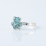 Animal Inspired Cat Dog Paw Moissanite Ring