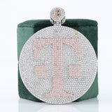 Iced Out Lab Grown Diamond Custom Letter Circular Hip Hop Pendant